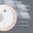 thumbnail image 3 of White Noise Machine 16 Sounds 3 Gear Timing Portable Baby Sleep Sound Machine with Night Light Function for Home Travel, 3 of 5