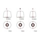 thumbnail image 5 of Tapones para Los oídos de repuesto CHAO espuma viscoelástica para auriculares 4,5 a 5 mm color rojo 6 unidades, 5 of 5