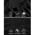 thumbnail image 4 of Little Donkey Andy Men's Lightweight Woven Jacket with Hood Windbreak Water Resistant Sun Protection Softshell Jacket For Runing Hiking Black S, 4 of 7