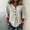 Grey, variant on Oversized Tshirts for Women Elegant Blouse | Exquisite Print T Shirt | V Neck Sleeve 3/4 Sleeve Gray Summer Tops for Women
