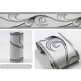 thumbnail image 2 of 10 cm x 9 m 1 Royal Volume Decorative Wall Sticker with Silver Gray Wave Pattern for Home Decor, 2 of 4