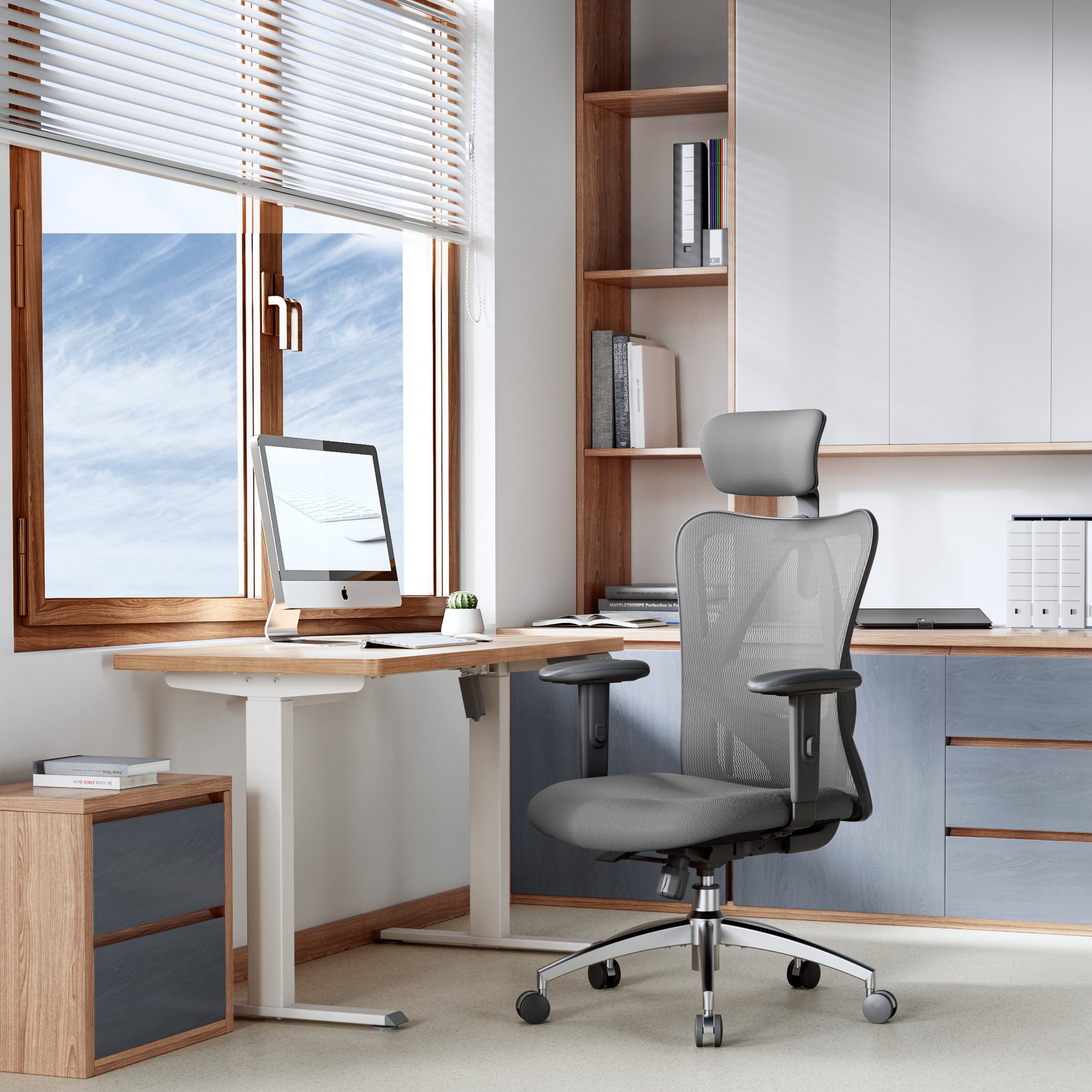 SIHOO Ergonomic High Back Office Chair, Adjustable Computer Desk