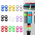thumbnail image 4 of 2x Cubierta de de Sillín de Silicona Suave y Antideslizante para Protección de Bicicletas en Días de Lluvias azul Cola Anillo del poste del asiento, 4 of 8