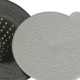 thumbnail image 4 of (2 pack) Craft Kitchen Gray Soft Rubber Drain Catch Sink Strainer with Stopper, 4 of 5