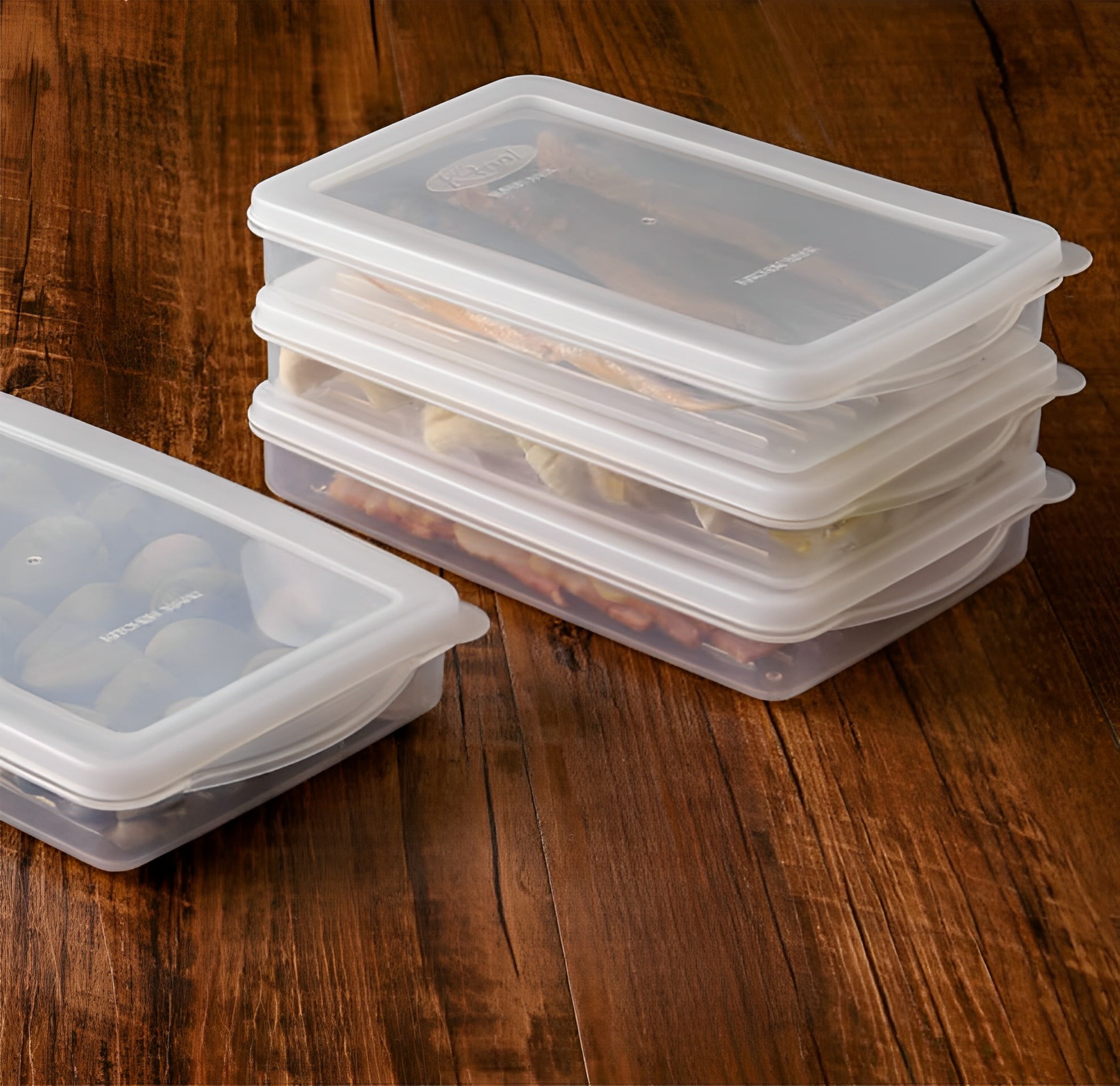 Fridge Food Storage Containers bacon crisper plastic deli meat saver with  lid airtight cold cuts cheese container Crisper Box