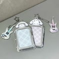 thumbnail image 7 of Photocard Holder, Clear PC Holder with Guitar Photocard Keychain, Cute Cat Rabbit Photocards Holder for Bus Card Photo Protector, 7 of 7