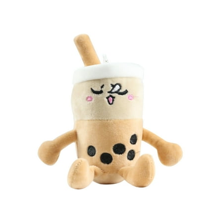 

Learning toys Cute Super Cute Milk Tea Cup Plush Toy Pendant Creative Cartoon Doll Doll Doll Catch Machine Small Doll