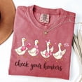 thumbnail image 3 of Check Your Honkers Goose Shirt, Breast Cancer Awareness Graphic T-Shirt, Pink Ribbon Support Unisex Tee Gift, 3 of 8