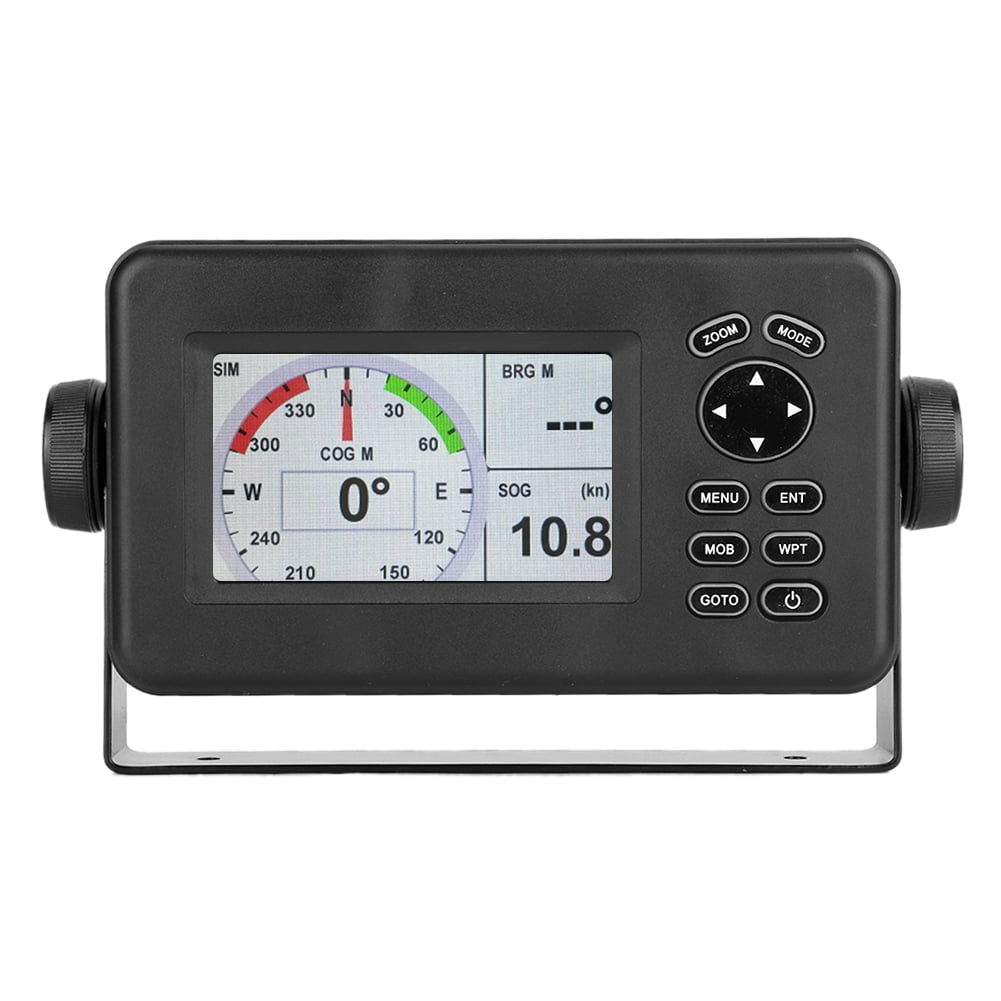 Hlyjoon 4.3 Inch Touch Screen Portable Car Portable GPS Navigator LCD Combo Marine GPS Navigator Multi-Display Screen Transceiver Universal Player 