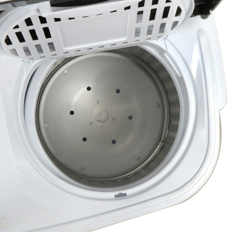 Zeny Portable Washing Machine - Mini Lightweight Twin Tub Wash&Spinner 10 lbs Gravity Drain Hose(Dual, 10lbs), Blue, Size: 22.6 x 22 x 14.7