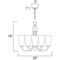 thumbnail image 2 of Maxim Lighting - Five Light Chandelier - Logan-Five Light Chandelier in Modern, 2 of 2