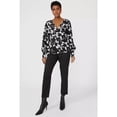 thumbnail image 5 of Principles Womens Bodice Floral V Neck Top, 5 of 5