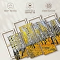 thumbnail image 6 of Elephant Stock Autumn Birch Forest Trees Wall Art - Horizontal Multi Panel Canvas - Living Room Wall Decor - Nature Multi Panel - Yellow And Black Decor - 52" x 32", 6 of 8
