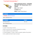 thumbnail image 2 of Water Temperature Sensor - Compatible with 2009 - 2017 Nissan Sentra 1.8L 4-Cylinder 2010 2011 2012 2013 2014 2015 2016, 2 of 2