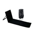 thumbnail image 4 of Silla de playa plegable, asiento de suelo portátil con bolsa de transporte, asiento bajo con respaldo para tomar el en el jardín o para viajes por Negro, 4 of 8