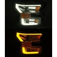 thumbnail image 4 of AlphaRex Base Model Chrome 15-17 Ford F150 Halogen Type Switchback DRL/Signal LED Tube Dual Projector Headlights, 4 of 6
