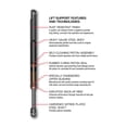 thumbnail image 3 of Strongarm 4129 13"""" Longitud Extendida 155 Libras De Fuerza Soporte De Elevación Universal"" Negro, 3 of 4