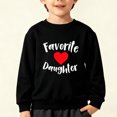 thumbnail image 2 of Favorite Daughter Sweatshirt, Long Sleeve Oversized Casual Fashion Graphic Pullover Tops For 𝓴𝓲𝓭𝓼,100cm, 2 of 5
