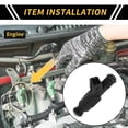 thumbnail image 2 of 1Pc Inyector de combustible para Jeep Grand Cherokee 1993-1998 Boquilla de inyección de combustible 4 agujeros Plástico Negro, 2 of 6