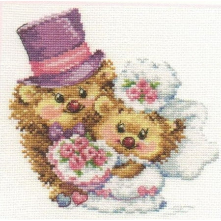 UPC: 4610009340951 | Counted Cross-Stitch Kit Forever! 0-88 Wedding Sampler Needlework By Alisa Brown Animal