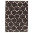 thumbnail image 1 of eCarpetGallery Modern Living Room Area Rug, 5'3" x 7'3", Dark Grey, Agadir Trellis, 1 of 9