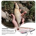thumbnail image 4 of Soidarity 4 piezas de cebo de plástico de simulación de agua salada señuelos de agua dulce agua de mar Crankbait Rock pesca Swimbait suministros Pescar tipo 6 Soidarity OD023293-06, 4 of 6