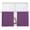 Dark Purple, variant on Pure White Semi Sheer Window Curtains 96 Inches Long, Simple Solid Color Rod Pocket Voile Silky Chiffon Curtain Light Filtering Drapes for Living Room, Kitchen, Bedroom, 52"x96", 2 Panels