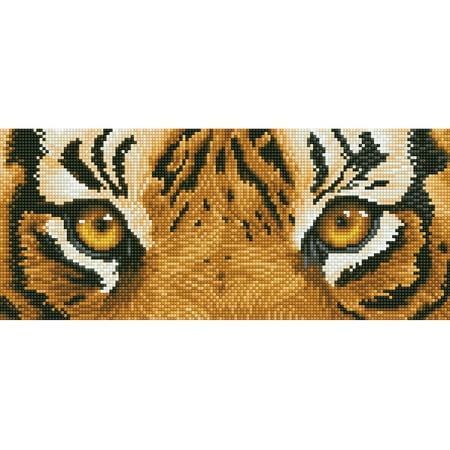 UPC: 4897073246277 | DIAMOND DOTZ ® – Tiger Spy Full Drill Round Dotz Diamond Painting Kits Diamond Art Kits for Adults Gem Art Diamond Art Diamond Dotz Kits 16 x6