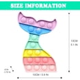 thumbnail image 2 of Juguete antiestrés Fidget Sensory Bubble para niños HUOGUO Fish Tail, 2 of 5