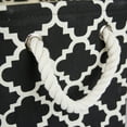 thumbnail image 3 of DII Polyester Bin Lattice Black Rectangle Medium 16x10x12, 3 of 4