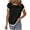 Black, variant on Womens Cap Sleeve Tops with Chest Pocket Ribbed Knit Shirts Crewneck Loose Causal Tshirt Tees Summer Outfits (2XL, Pink)