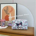 thumbnail image 1 of Bolsa de cosméticos de Hello Kitty Sanrio Kuromi Stitch, bolsa de almacenamiento portátil de dibujos animados de gran capacidad, linda chica, a prueba de agua, buen aspecto, regalo, 1 of 5