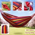 thumbnail image 1 of Hamac de Jardin Extérieur pour Jardin Intérieur Hamac Double Hamac Rouge Toile, 1 of 4