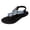 Blue, variant on Glitter Rhinestones Dressy Flip Flops for Women Bride Wedding Bohemian Ethnic Bling Flat Slip on Thong Slingback Sandals Beach Summer Comfortable Rose Gold Size 7