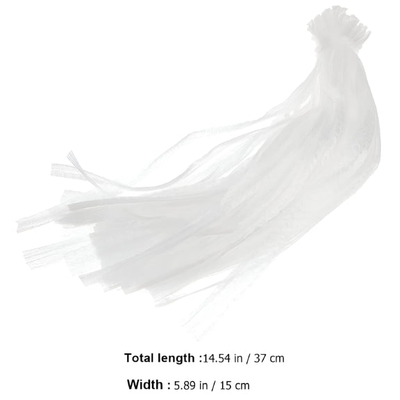 ACDANC 50Pcs Mesh Produce Bags Fruit Vegetable Bags Mesh Fruit Bags Mesh Grocery Bags (14.57X5.91X0.04Inches)