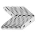 thumbnail image 4 of 16pcs Angle Brackets Furniture Corner Brackets Small L Brackets for Tables L Bracket Shelves L Shaped Corner Bracket with Screws, 4 of 5