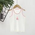 thumbnail image 2 of Taqqpue Unisex Boys Girls Summer Tank Tops Soft Cotton Round Neck Sleeveless Athletic Undershirt Print T-Shirts Casual Basic Solid Cami Top for Kids 1-12 Years, 2 of 3