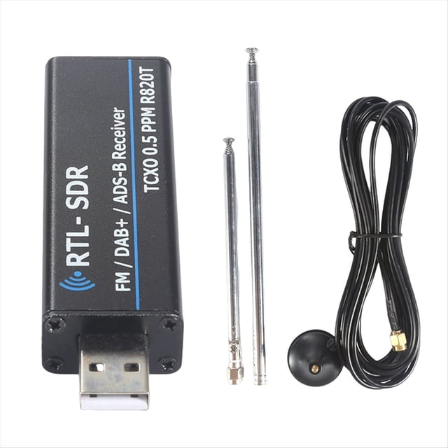 Receptor de Banda Aérea de Radio de Corta Receptor RTL SDR Receptor Conveniente Multifunción USB RTL-SDR