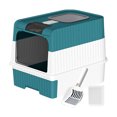 thumbnail image 2 of BotaniNest Cat Litter With Drawer PP Cat Litter With Filter And Shovel Enclosed Hygiene, 2 of 5