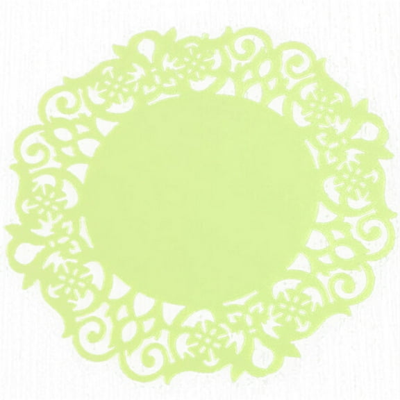 LAILLSH 2026 New Arrival Glass&Bottles Lace Flower Doilies Silicone Coaster Tea Cup Mats Pad Insulation Placemat LAU