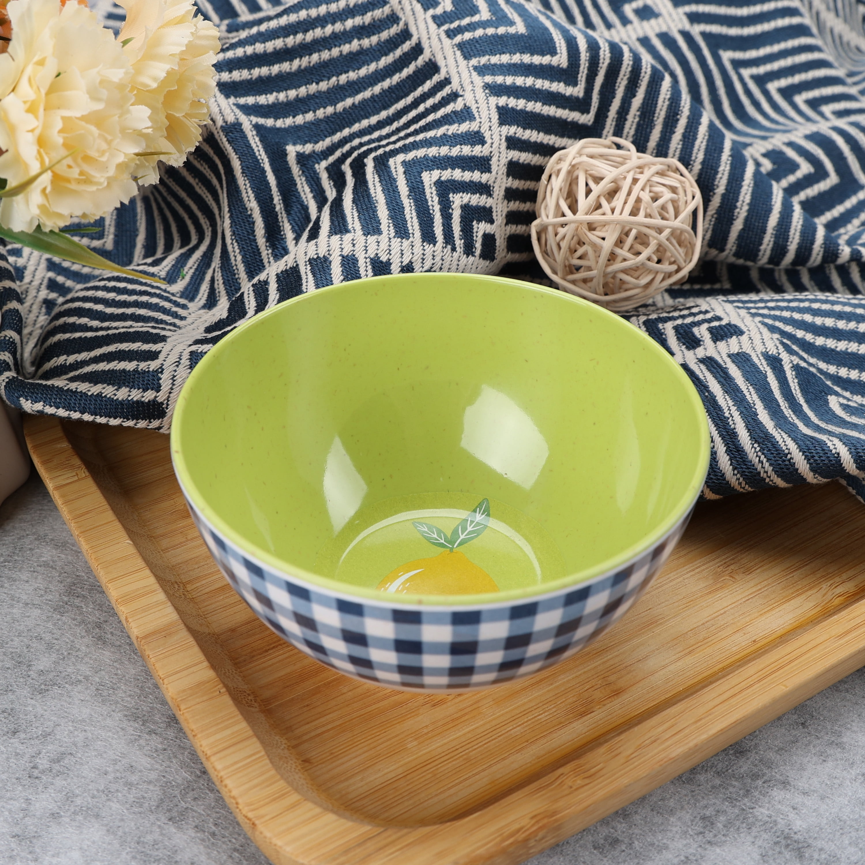 Hometrends Lemon Bamboo Melamine Mini Bowl 1Pc