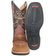 thumbnail image 3 of Men's Genuine Leather Western Boot Square Toe Rodeo Cowboy Boot, 3 of 4