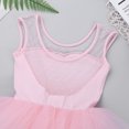 thumbnail image 6 of YONGHS Kids Girl Mesh U Back Ballet Dance Gymnastics Leotard Tutu Dress Ballerina Costume Pink 4, 6 of 7