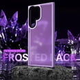 thumbnail image 3 of for Samsung Galaxy S23 Ultra Case, Matte Translucent Frosted Thin Slim Hard Back & Hybrid TPU Bumper, Military Grade Shockproof Protective Cover for Men Women [Anti Fingerprint], Light Purple, 3 of 7