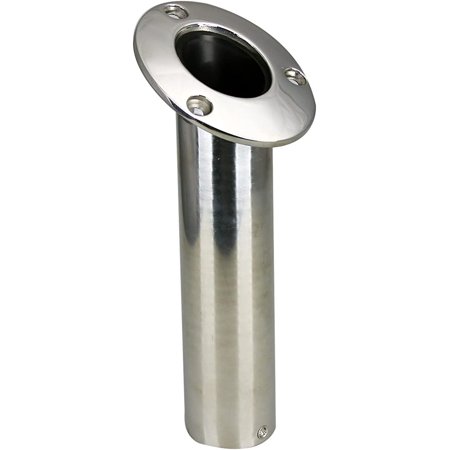 MARINE BOAT STAINLESS STEEL 316 FISHING ROD HOLDER 9 FLUSH Mount 30 DEGREES