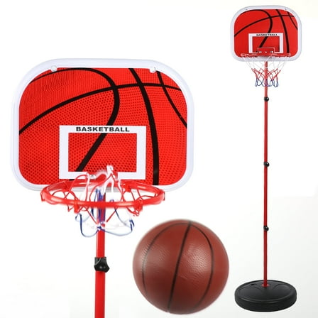 Portable Mini Basketball Hoop, 170CM Adjustable Height Basketball Stand Children Game Training Equipment Indoor Ball Games for Kids Toddlers Boys