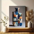 thumbnail image 6 of Abstract Geometric Ceramic Vase Canvas Print, Wall Decor for Living Room Office Shelf Entryway Bedroom Modern, 6 of 8