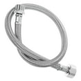thumbnail image 1 of Manguera flexible para inodoro, manguera trenzada de acero inoxidable, línea de suministro de agua para inodoro de 3/8 pulgadas a 1/2 pulgadas, 1 of 4