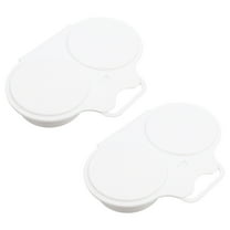 Supvox 1 Pair Egg Mould Plastic Microwave Egg Maker Cooking Breakfast Home Users