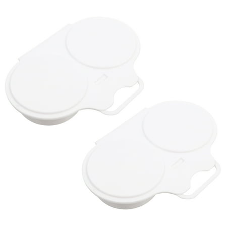 Supvox 1 Pair Egg Mould Plastic Microwave Egg Maker Cooking Breakfast Home Users